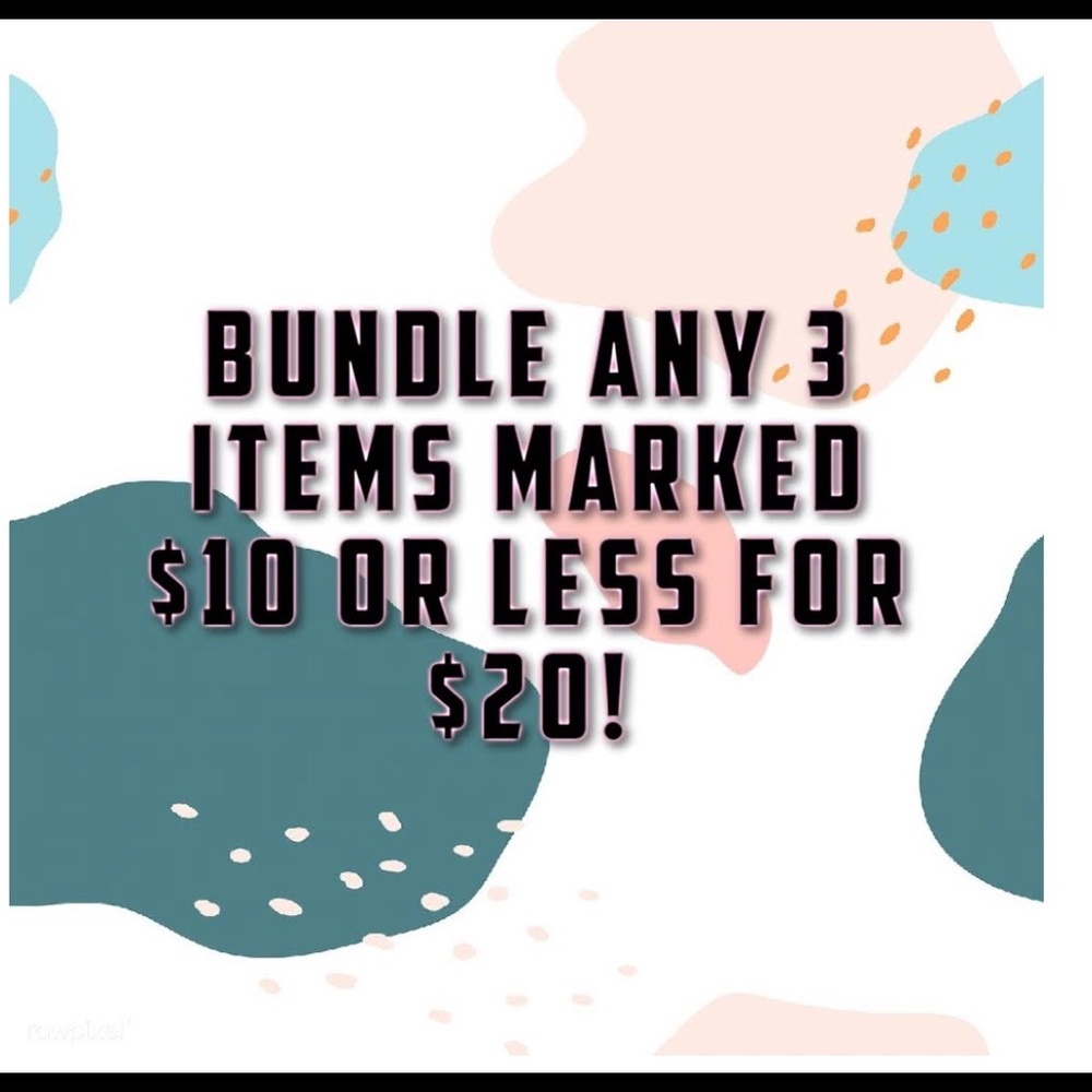 3/$20 Sale 🎉